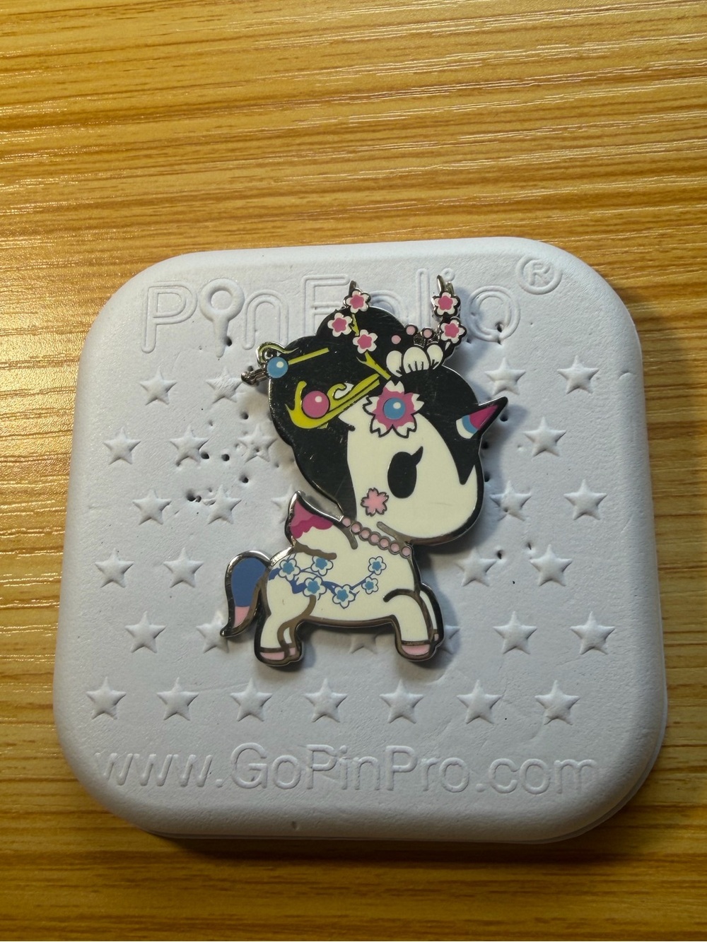 Tokidoki Unicorno Enamel Pin Cherry Blossom Yoshino Geisha